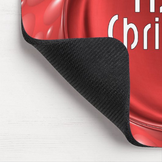 Frohe Weihnachten Mousepad (Ecke)