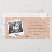 Frohe Weihnachten Mr. and Mrs. Foto Modern Wedding (Rückseite)