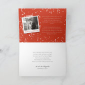 Frohe Weihnachten Mr. and Mrs. Foto Modern Wedding (Innenseite)