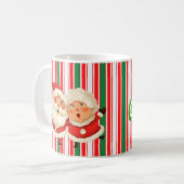 Frohe Weihnachten Mr. Clause Kaffeetasse (Vorderseite Links)