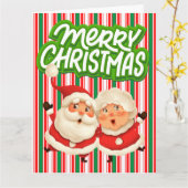 Frohe Weihnachten Mr. Clause Karte (Gelbe Blume)