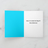 Frohe Weihnachten Muffled Talking Puppy in der Ges (Innenseite)