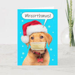 Frohe Weihnachten Muffled Talking Puppy in der Ges