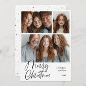 Frohe Weihnachten Multi drei Foto Design (Vorne/Hinten)