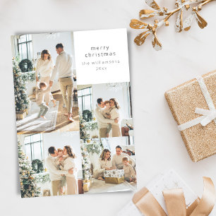 Frohe Weihnachten Multi-Foto-Collage mit individue