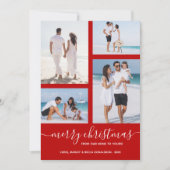 Frohe Weihnachten Multi Foto Scarlet (Vorderseite)