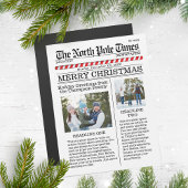 Frohe Weihnachten Multi Foto Spaß Nordpol Neu Magnetkarte