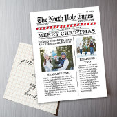 Frohe Weihnachten Multi Foto Spaß Nordpol Neu Magnetkarte