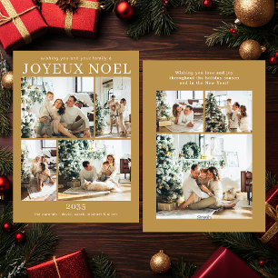 Frohe Weihnachten Multi-Foto-Urlaubskarte