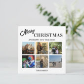 Frohe Weihnachten Multi-Fotos (Stehend Vorderseite)