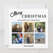 Frohe Weihnachten Multi-Fotos (Vorderseite)