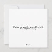 Frohe Weihnachten Multi-Fotos (Rückseite)