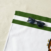 Frohe Weihnachten / Musikinstrumente Strandtuch (Beispiel)