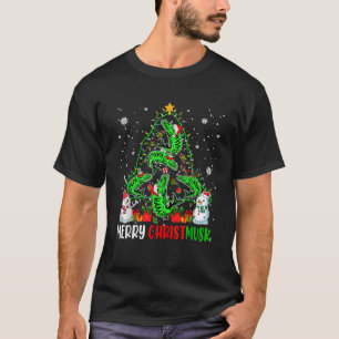 Frohe Weihnachten Musky Funny Santa Musky Fish wie T-Shirt