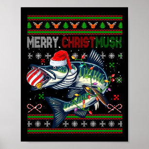 Frohe Weihnachten Musky Santa Musky Xmas Kostüme F Poster