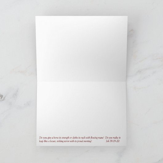 Frohe Weihnachten Mustang (Innenseite)