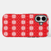 Frohe Weihnachten Muster 5 Case-Mate iPhone Hülle (Rückseite (Horizontal))