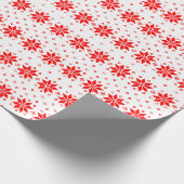 Frohe Weihnachten Muster 5 Geschenkpapier (Ecke)