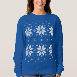 Frohe Weihnachten Muster 5 Sweatshirt