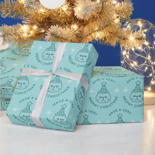 Frohe Weihnachten Muster Lustige Weihnachten Geschenkpapier