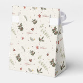 Frohe Weihnachten Mute Holly Foliage Urlaub Geschenkschachtel (Rückseite)