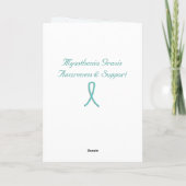 Frohe Weihnachten Myasthenia Gravis Warrior Holida Karte (Rückseite)