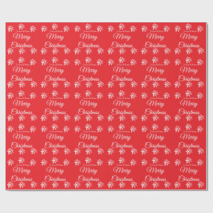Frohe Weihnachten Name Text personalisiertes Famil Geschenkpapier