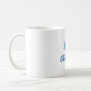 Frohe Weihnachten Name Text personalisiertes Famil Kaffeetasse