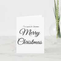 Frohe Weihnachten Namenstext personalisiertes Fami