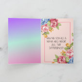 Frohe Weihnachten Nana! Karte (Innenseite)