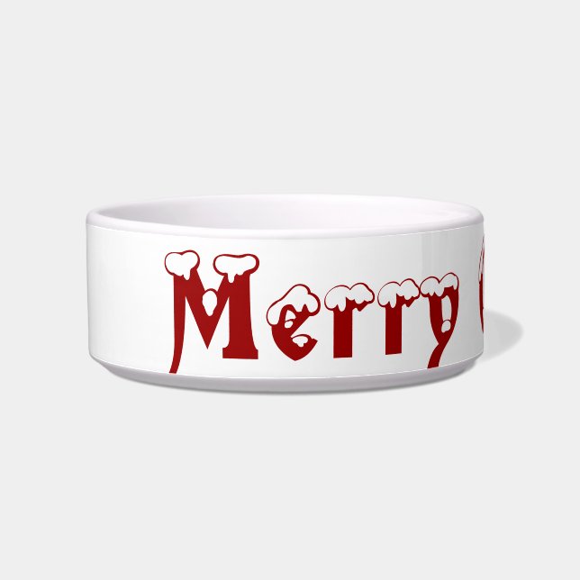 Frohe Weihnachten Napf (Links)