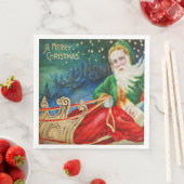 Frohe Weihnachten Napkin oder Decoupage Papier Serviette (Beispiel)