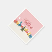 Frohe Weihnachten Napkins | Feiertag Serviette (Ecke)