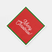 Frohe Weihnachten Napkins Serviette (Ecke)