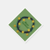 Frohe Weihnachten Napkins Serviette (Ecke)