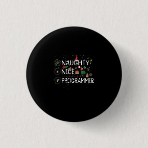 Frohe Weihnachten   Naughty Nice Programmer Button