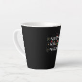 Frohe Weihnachten | Naughty Nice Programmer Milchtasse (Linke Ecke)