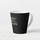 Frohe Weihnachten | Naughty Nice Programmer Milchtasse (Rechte Ecke)