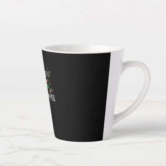 Frohe Weihnachten | Naughty Nice Programmer Milchtasse (Rechts)