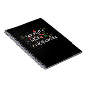Frohe Weihnachten | Naughty Nice Programmer Notizblock (Rechte Seite)