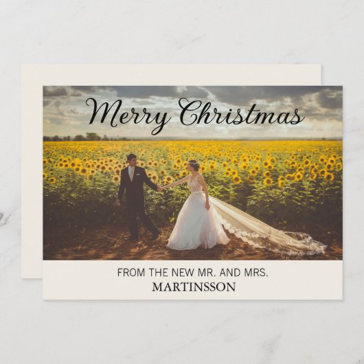 Frohe Weihnachten Neu Foto Holiday (Vorne/Hinten)