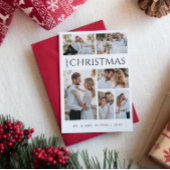 Frohe Weihnachten neu verheiratet | Sechs Foto Sch