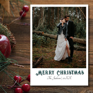 Frohe Weihnachten Neu verheiratetes Foto Transform