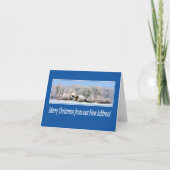 Frohe Weihnachten - Neue Adresse Weihnachtskarte (Vorderseite)