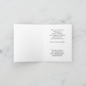 Frohe Weihnachten - Neue Adresse Weihnachtskarte (Innenseite)