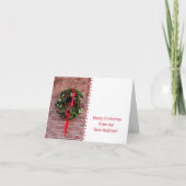 Frohe Weihnachten - Neue Adresse Weihnachtskarte (Vorderseite)