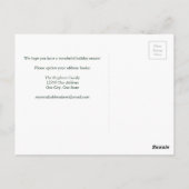 Frohe Weihnachten Neue Zuhause Feiertage Moving Postkarte (Rückseite)