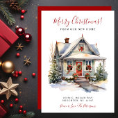 Frohe Weihnachten neue Zuhause Moving Ankündigung