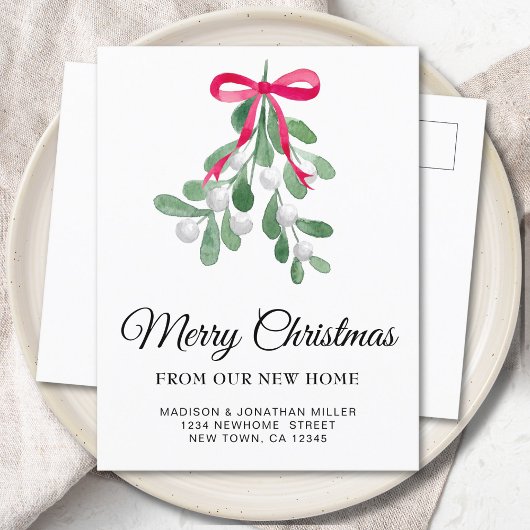 Frohe Weihnachten neue Zuhause Moving Ankündigung