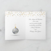 Frohe Weihnachten & Neues Jahr! 2026 SilberLuxus (Innenseite)